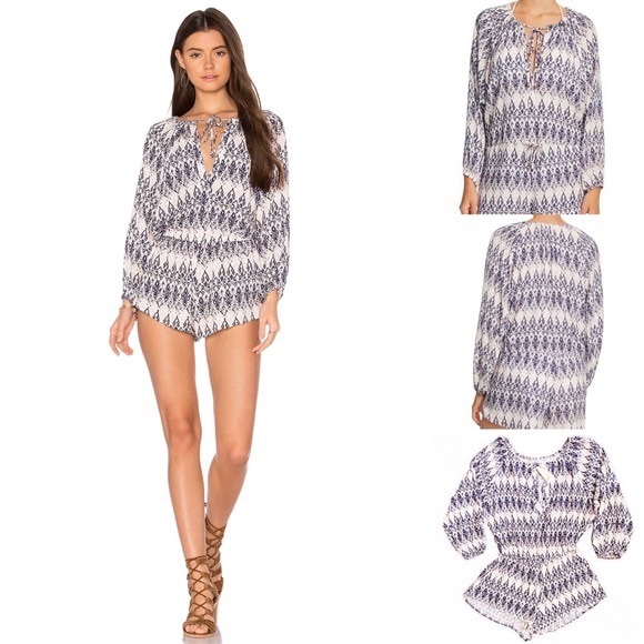 Eberjey Rumba Reed Romper Swim Cover-Up NWT S/M - Picture 1 of 2